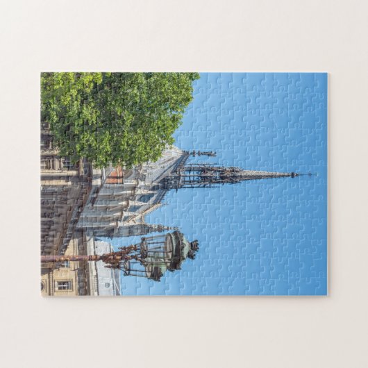 Spire of Sainte-Chapelle (Heilige Kapelle) in Pari Puzzle (Horizontal)