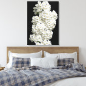 Spirea Arguta Canvas Print Leinwanddruck (Insitu (Schlafzimmer))