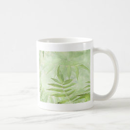 Spirea Blätter - Digitale Kunst Kaffeetasse