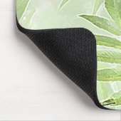 Spirea Blätter - Digitale Kunst Mousepad (Ecke)