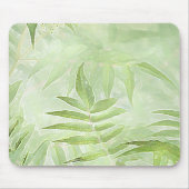Spirea Blätter - Digitale Kunst Mousepad (Vorne)