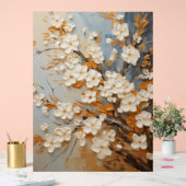 Spirea - Impasto Floral Acrylschild (Hochzeit)
