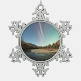 Spires Aurora Schneeflocken Zinn-Ornament
