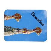 Spires of Sagrada Familia in Barcelona, Spanien Magnet (Horizontal)