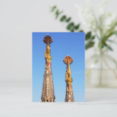 Spires of Sagrada Familia Postkarte (Stehend Vorderseite)