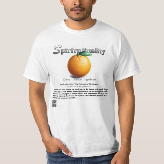Spirfruitualität : Das Orange der Güte T-Shirt (Vorderseite)