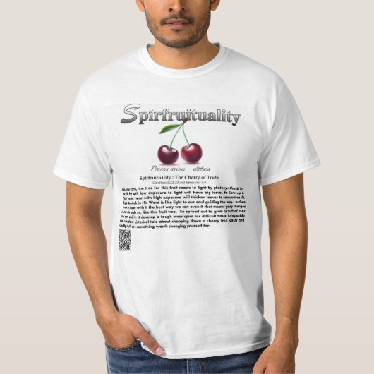 Spirfruituality : The Cherry of Truth T-Shirt (Vorderseite)