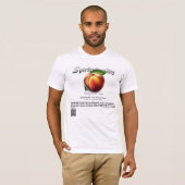 Spirfruituality : The Peach of Peace F&B T-Shirt (Vorne ganz)