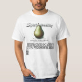 Spirfruituality : The Pear of Meekness T-Shirt (Vorderseite)