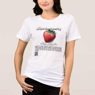 Spirfruituality : The Strawberry of Love T-Shirt Tri-Blend Shirt