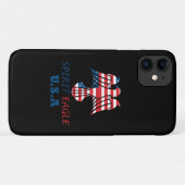 Spirit Adler USA Flagge Case-Mate iPhone Hülle (Rückseite (Horizontal))