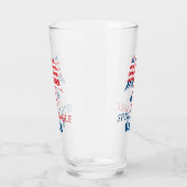 Spirit Adler USA Flagge Glas (Rechts)