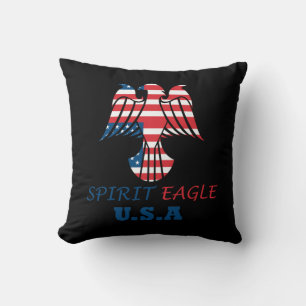 Spirit Adler USA Flagge Kissen