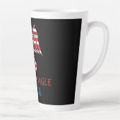 Spirit Adler USA Flagge Milchtasse (Rechts)