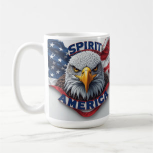 Spirit America Amerikanische Flagge Patriotisch Kaffeetasse