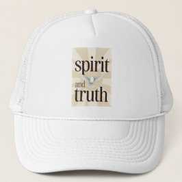 Spirit and Truth Christian Trucker Hat Truckerkappe