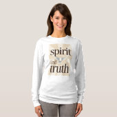 Spirit and Truth Christian Women's Long Sleeve Tee (Vorne ganz)