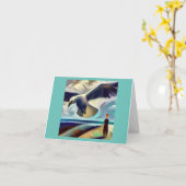 Spirit Animal Albatross 3 Karte (Gelbe Blume)