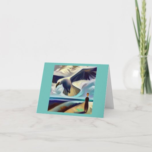 Spirit Animal Albatross 3 Karte (Vorderseite)