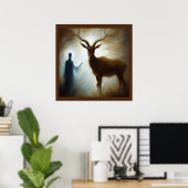 Spirit Animal Antelope 1 Poster (Heimbüro)