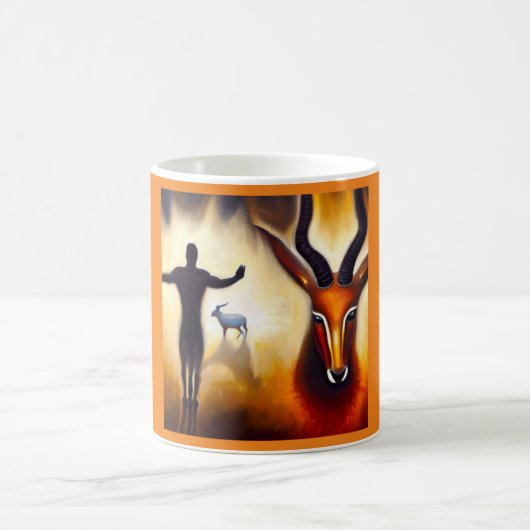 Spirit Animal Antelope 3 Kaffeetasse (Mittel)