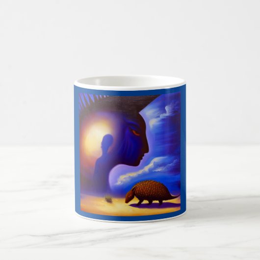 Spirit Animal Armadillo 3 Kaffeetasse (Mittel)