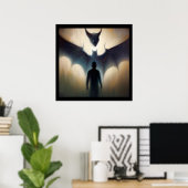 Spirit Animal Bat 1 Poster (Heimbüro)