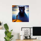 Spirit Animal Bear 2 Poster (Heimbüro)