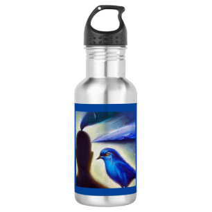 Spirit Animal Bluebird 2 Edelstahlflasche