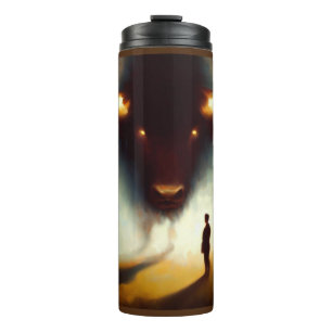 Spirit Animal Buffalo 1 Thermosbecher