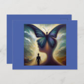 Spirit Animal Butterfly 1 Postkarte (Vorne/Hinten)