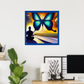 Spirit Animal Butterfly 3 Poster (Heimbüro)