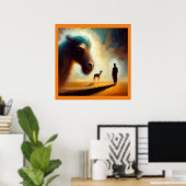 Spirit Animal Camel 1 Poster (Heimbüro)