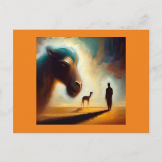 Spirit Animal Camel 1 Postkarte (Vorderseite)