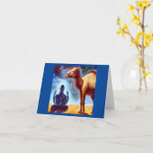 Spirit Animal Camel 3 Karte (Gelbe Blume)