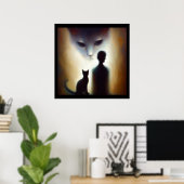 Spirit Animal Cat 2 Poster (Heimbüro)
