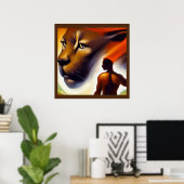 Spirit Animal Cougar 2 Poster (Heimbüro)