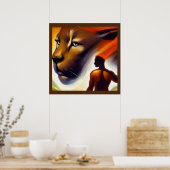 Spirit Animal Cougar 2 Poster (Küche)