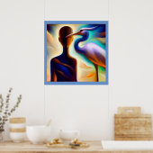Spirit Animal Crane 3 Poster (Küche)