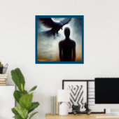 Spirit Animal Crow 2 Poster (Heimbüro)