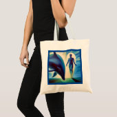 Spirit Animal Delphin 3 Tragetasche (Vorderseite (Produkt))
