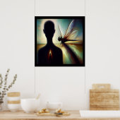 Spirit Animal Dragonfly 1 Poster (Küche)