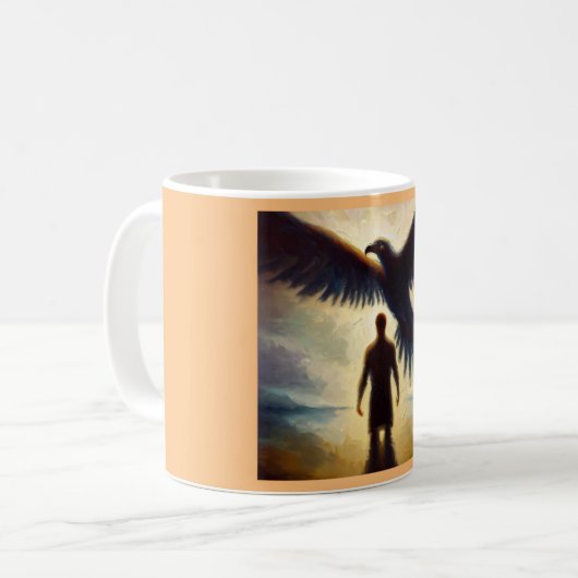 Spirit Animal Eagle 2 Kaffeetasse (Vorderseite Links)