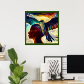 Spirit Animal Eagle 3 Poster (Heimbüro)