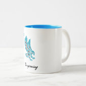 Spirit Animal Eagle Zweifarbige Tasse (VorderseiteRechts)