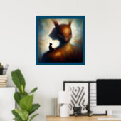 Spirit Animal Eichhörnchen 2 Poster (Heimbüro)