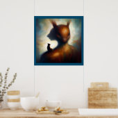 Spirit Animal Eichhörnchen 2 Poster (Küche)