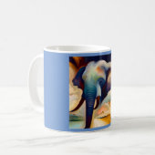 Spirit Animal Elephant 2 Kaffeetasse (Vorderseite Links)