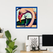 Spirit Animal Flamingo 3 Poster (Heimbüro)