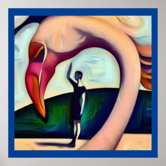 Spirit Animal Flamingo 3 Poster (Vorne)